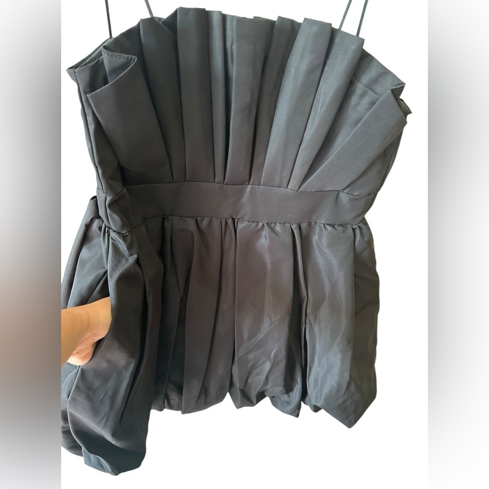 DO+BE Elegant Black Strapless Dress size L - Picture 7 of 10